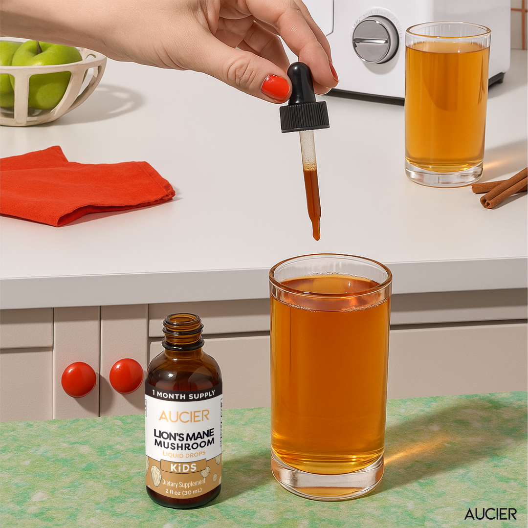 Aucier™ Kids Lion's Mane Drops (1 Bottle)