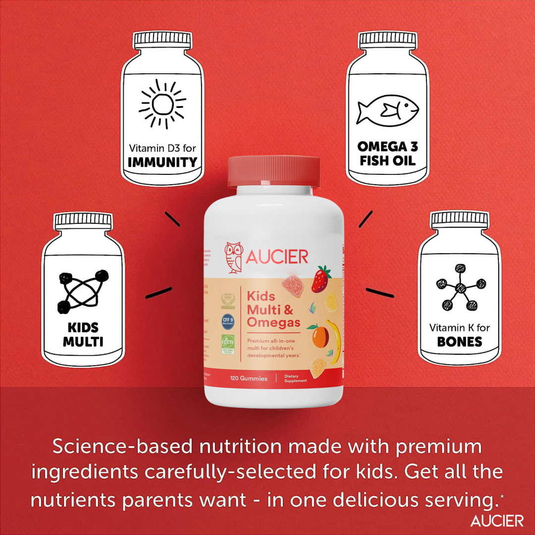Aucier™ Kids Multi & Omega-3 Gummies